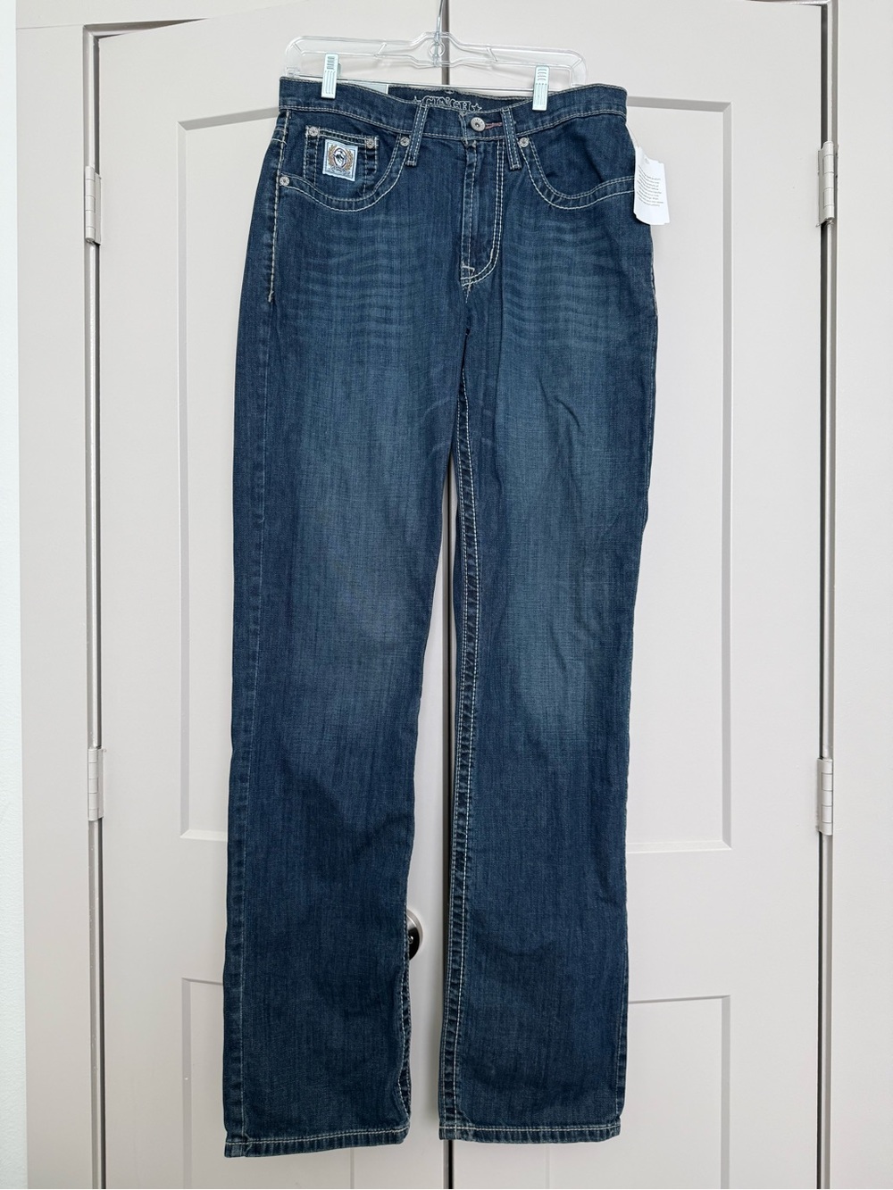 Cinch Women's Dark Wash Straight-Leg Jeans